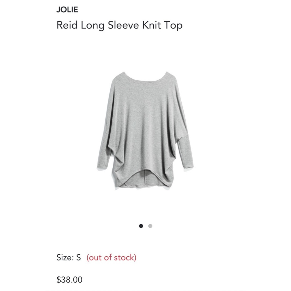 Jolie Long Sleeve Batwing Knit Top
